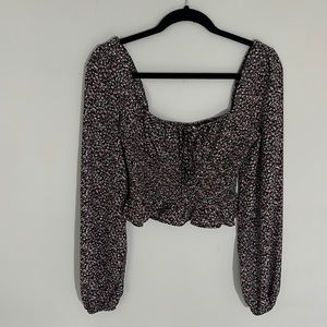 PacSun LA Hearts Floral Blouse